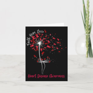 Cartão Dandelion Faith Esperava amar a consciência das do