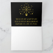 Dandelion In Wind In Loving Memory Card