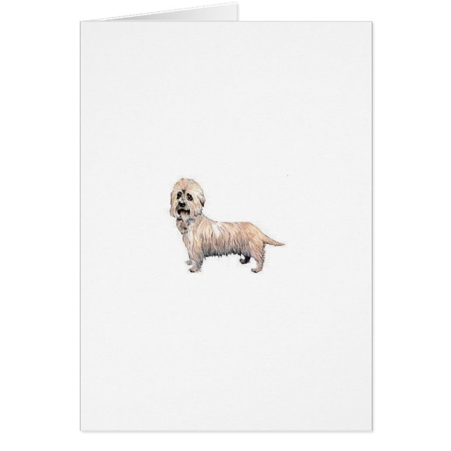 Cartão Dandie Dinmont Terrier (Frente)
