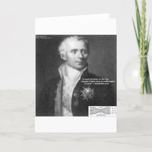 Cartão Daniel Bernoulli Verdadeiro Física Cita presentes