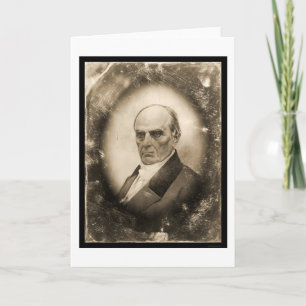 Cartão Daniel Webster Daguerreotype 1845