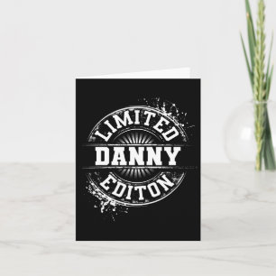 Cartão Danny Edição Limitada Piada Nome Personalizado Eng