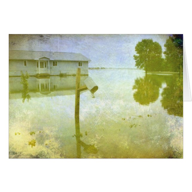 Cartão Danos de Inundação (Frente Horizontal)