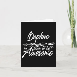 Cartão Daphne Gift Nome Engraçado Mulheres Personalizadas