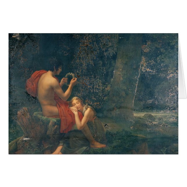 Cartão Daphnis e Chloe, 1824-25 (Frente Horizontal)