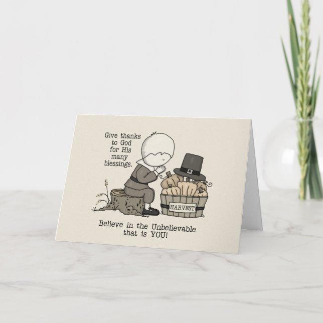 Cartão Dar Graças (Frente)