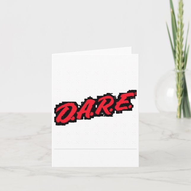 Cartão Dare Sticker (Frente)