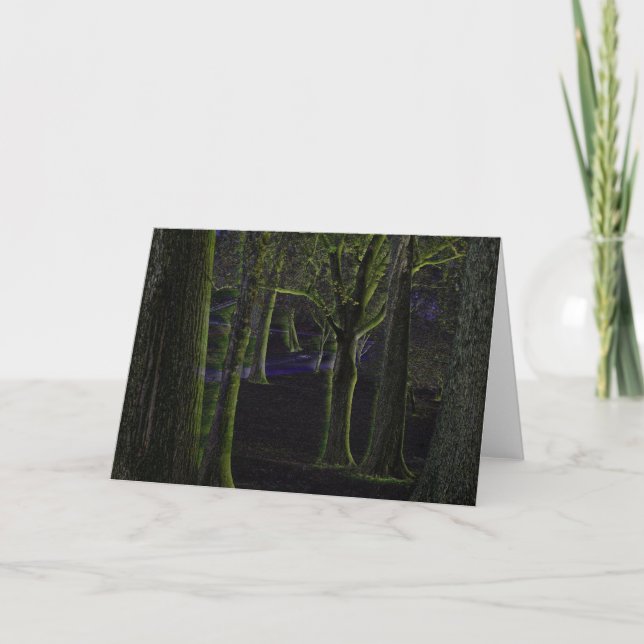 Cartão Dark Forest Blank Note Card (Frente)
