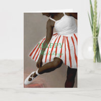 Dark Skin Ballerina Peppermint Tutu Birthday