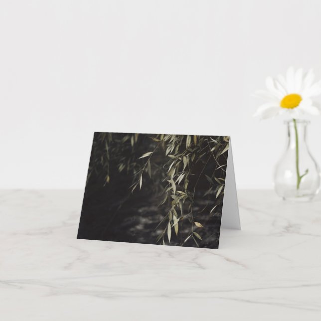 Cartão Dark willow tree Nature Sympathy (Planta pequena)