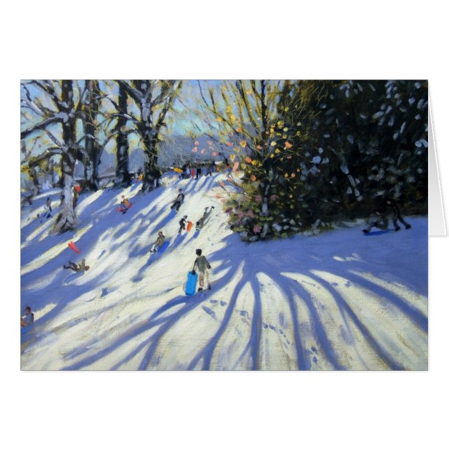 Cartão Darley Park, neve precoce (Frente Horizontal)