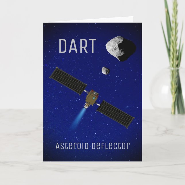 Cartão DART Asteroide Defletor Espacial (Frente)
