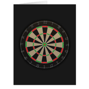 Cartão Dartboard Lover 🎯 😍 Dardos