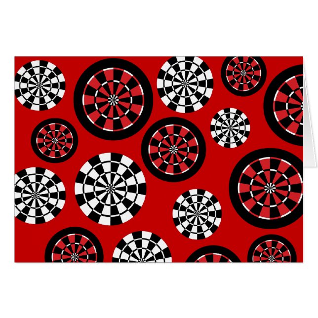 Cartão Dartboards do Mod (Frente Horizontal)