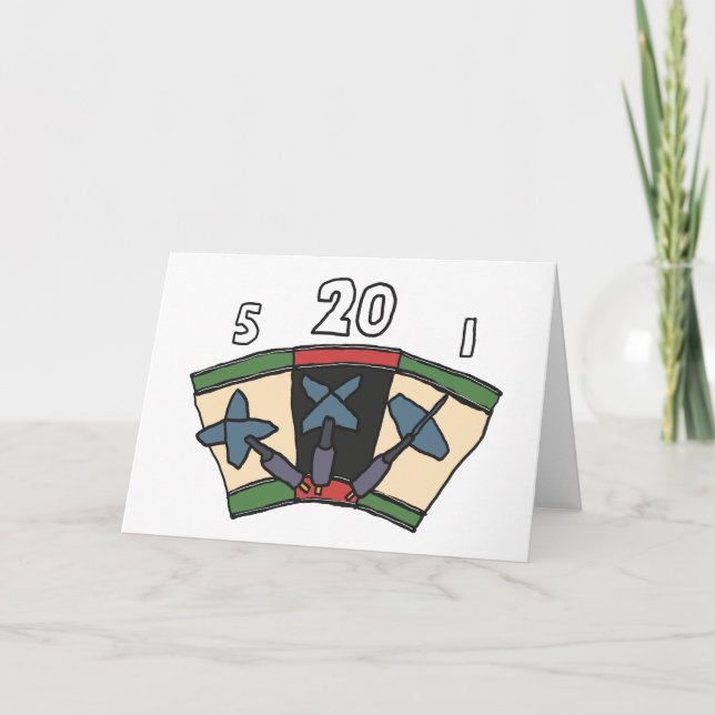 Cartão Darts 180 (Frente)