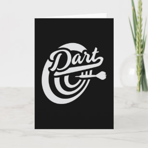 Cartão Darts Dart 180 Dartboard Bullseye Arrow Funny Gift