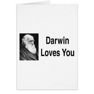 Cartão Darwin ama você 2