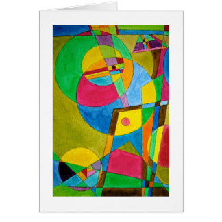 Cartão das belas artes