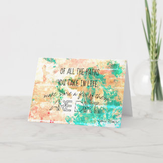 Cartão das citações de John Muir