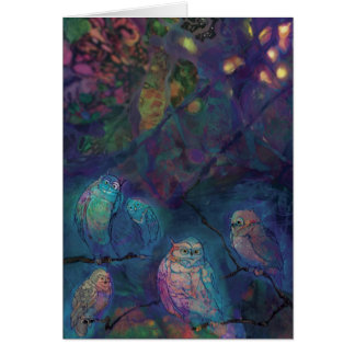 Cartão *** Das corujas