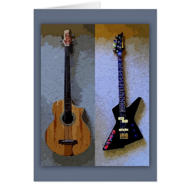 Cartão das guitarra baixas (Frente)
