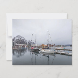 Cartão das Ilhas Svolvaer Lofoten