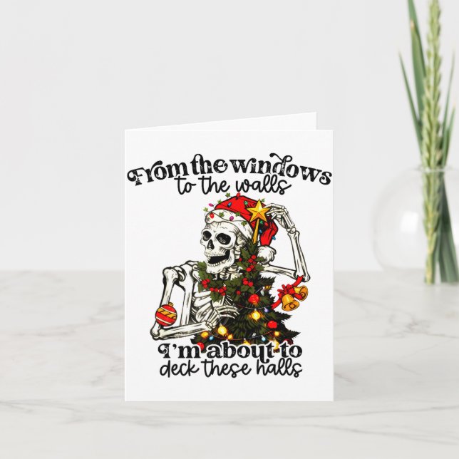 Cartão Das Janelas às Paredes Estou Pronto a Decorar (Frente)