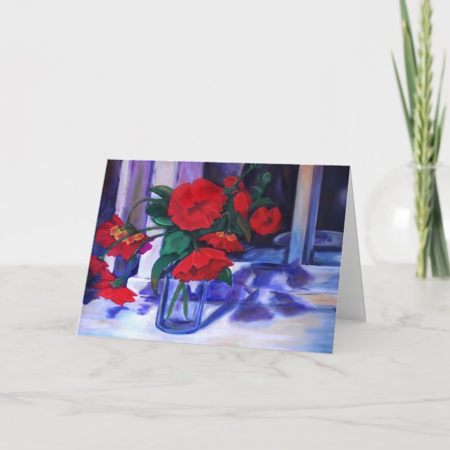 Cartão das papoilas #1 (Frente)