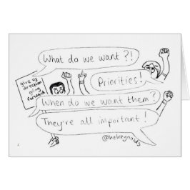 Cartão das prioridades