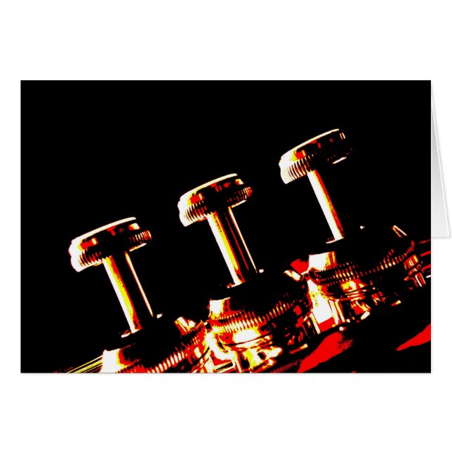 Cartão das válvulas do cartucho (Frente Horizontal)