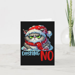 Cartão Dashing Through The No Engraçado Sarcastic Christm