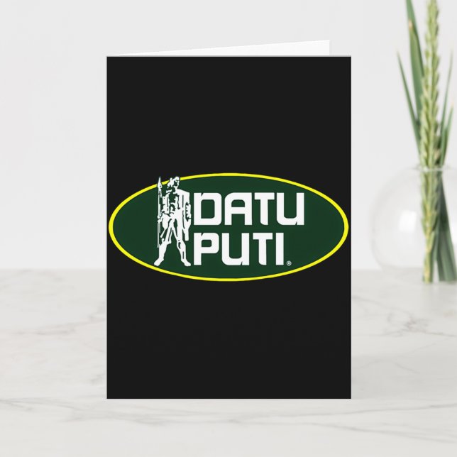 Cartão Datu Puti T Shirt  (Frente)