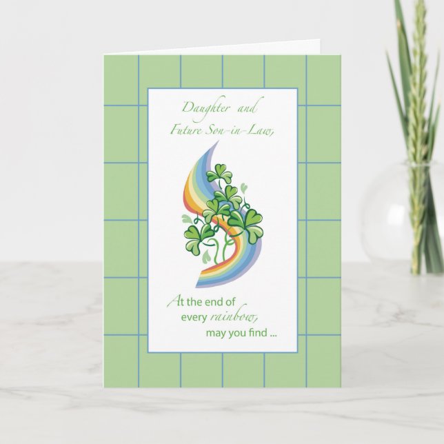 Cartão Daughter and Future Son in Law St. Patrick's Day (Frente)