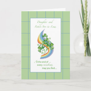 Cartão Daughter and Future Son in Law St. Patrick's Day