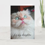 Cartão Daughter birthday Card<br><div class="desc">Daughter birthday card customizable to your text</div>