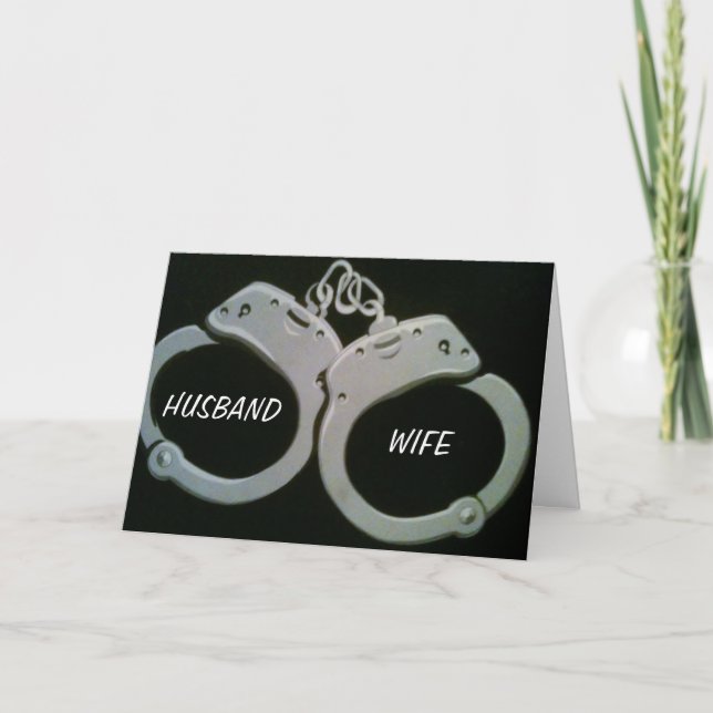 CARTÃO DAUGHTER-HUMOROUS WEDDING CARD (Frente)