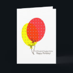 Cartão Daughter In Law Birthday Cards, Colorful Balloons<br><div class="desc">A simple,  clean,  nice and colorful balloons card for a daughter in law on her birthday. Inside text is customizable.</div>