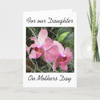 Cartão Daughter Mothers Day Card