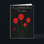 CARTÃO DAUGHTER POPPY GREETING CARD<br><div class="desc">CAN BE CUSTOMISED</div>
