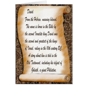 Cartão David