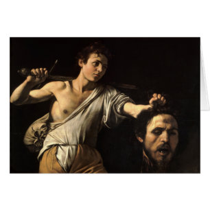 Cartão David com a cabeça de Goliath, Caravaggio
