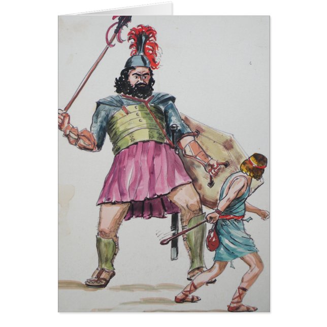 Cartão David contra Goliath (Frente)