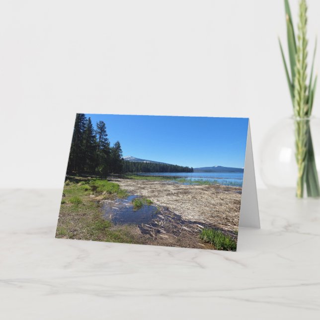 Cartão Davis Lake, Oregon (Frente)