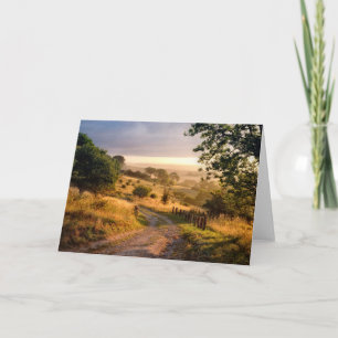 Cartão Dawn Sunshine English Countryside