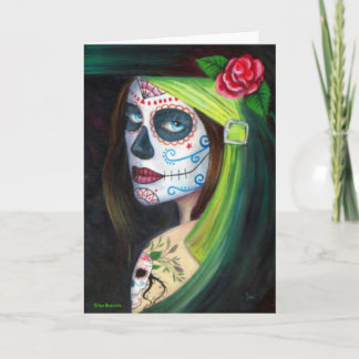 Cartão Day of the Dead by Lori Karels