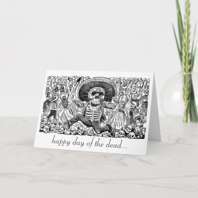 Cartão Day of the Dead Cards by Jose Posada (Frente)