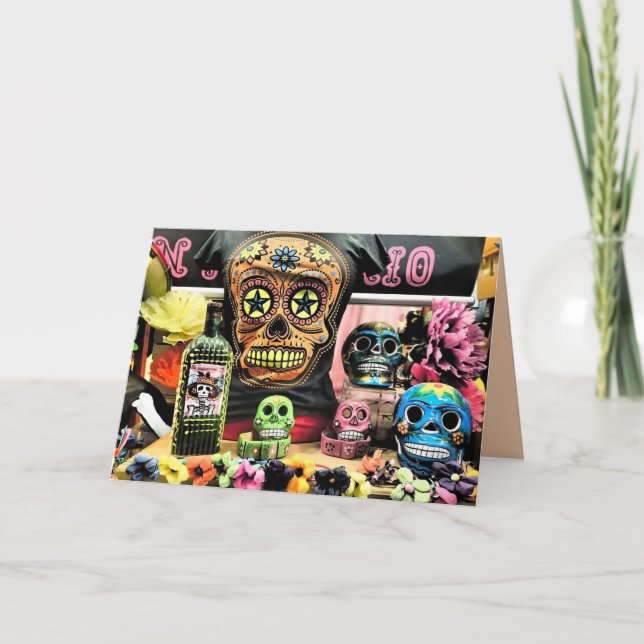 Cartão Day of the dead greeting card (Frente)