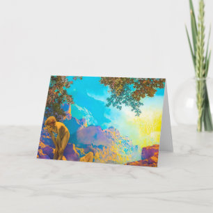 Cartão Daybreak Maxfield Parrish