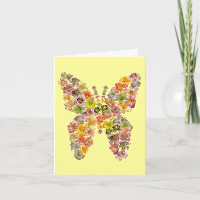Cartão Daylily Butterfly Note Cards (Frente)