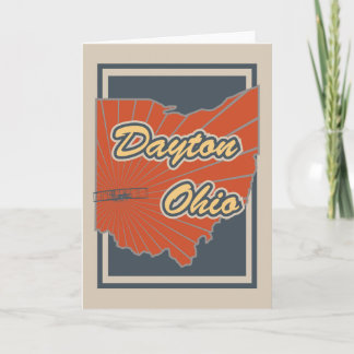 Cartão Dayton, Ohio Greeting Card - Travel Print
